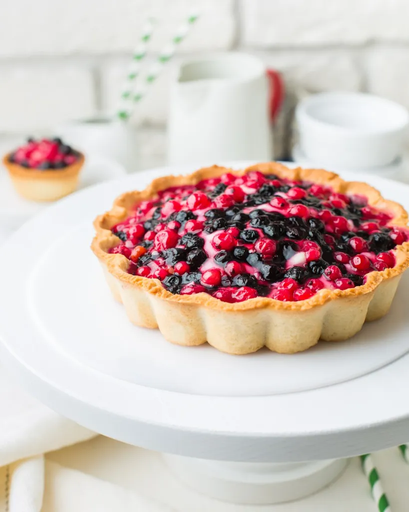 Blueberry tart